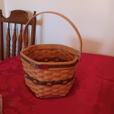 2 LONGABERGER BASKETS, PARTYLITE CANDLES AND MORE