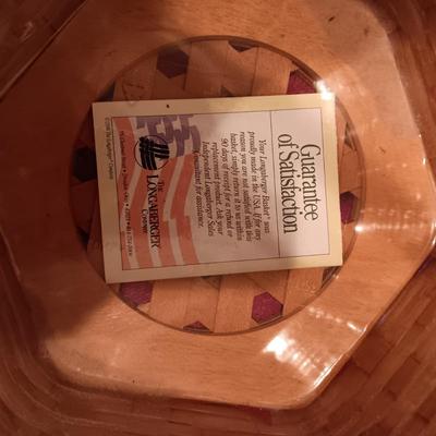 2 LONGABERGER BASKETS, PARTYLITE CANDLES AND MORE