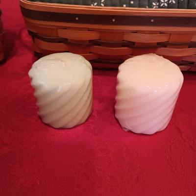 2 LONGABERGER BASKETS, PARTYLITE CANDLES AND MORE