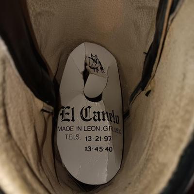 MEN'S EL CANELO WESTERN BOOTS SIZE 10