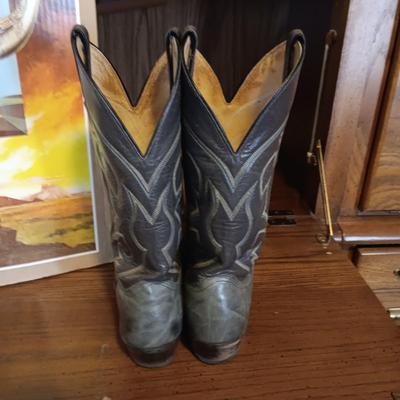 MEN'S ABILENE LEATHER WESTERN BOOTS SIZE 10D