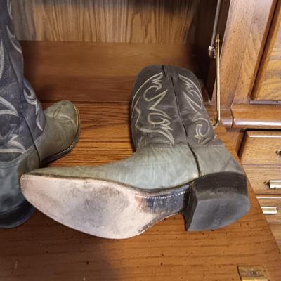 MEN'S ABILENE LEATHER WESTERN BOOTS SIZE 10D