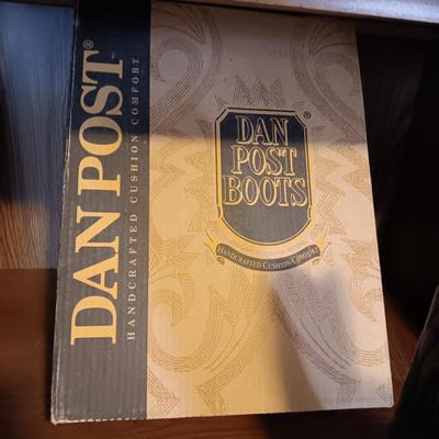 MEN'S DAN POST LEATHER WESTERN BOOTS SIZE 10EE