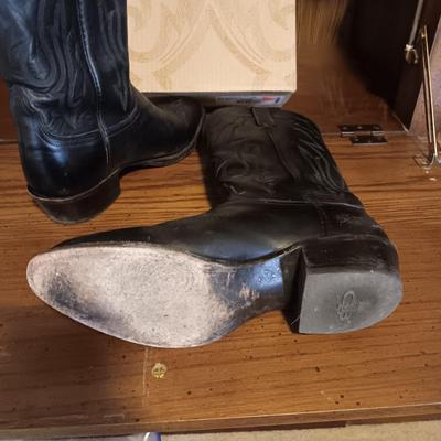 MEN'S DAN POST LEATHER WESTERN BOOTS SIZE 10EE