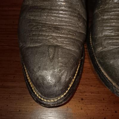 MEN'S COWTOWN LEATHER WESTERN BOOTS SIZE 10D
