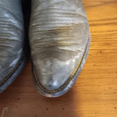 MEN'S COWTOWN LEATHER WESTERN BOOTS SIZE 10D