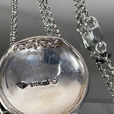 Judith Jack Sterling Silver Marcasite Necklace
