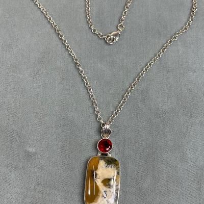 Sterling Silver Gemstone Pendant