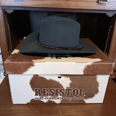 RODEO KING BEAVER QUALITY WESTERN HAT SIZE 7 1/2