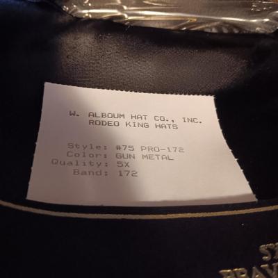 RODEO KING BEAVER QUALITY WESTERN HAT SIZE 7 1/2