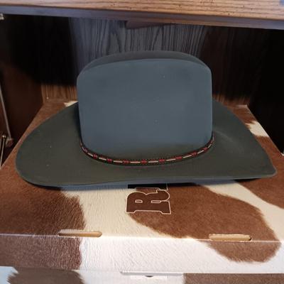 RODEO KING BEAVER QUALITY WESTERN HAT SIZE 7 1/2