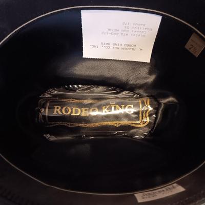 RODEO KING BEAVER QUALITY WESTERN HAT SIZE 7 1/2