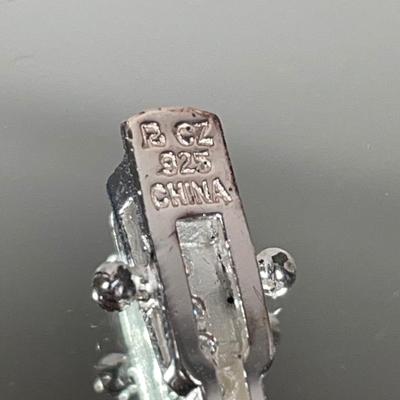 Sterling Silver Champagne CZ Bracelet