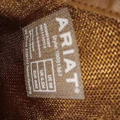 NEW LADIES ARIAT LEATHER WESTERN BOOTS SIZE 9