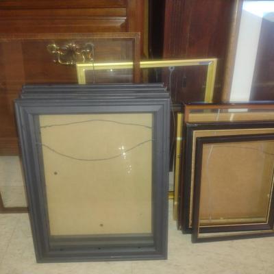 Collection of Picture Frames- Some with Glass