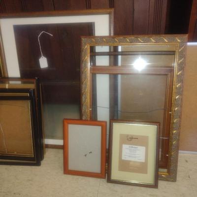 Collection of Picture Frames- Some with Glass