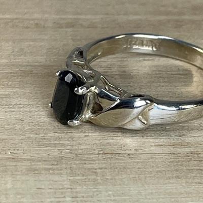 Onyx and Sterling Silver Ring 8