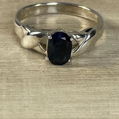 Onyx and Sterling Silver Ring 8