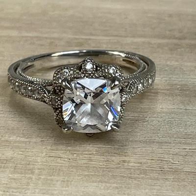 CZ Sterling Silver Ring 7.5
