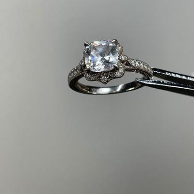 CZ Sterling Silver Ring 7.5