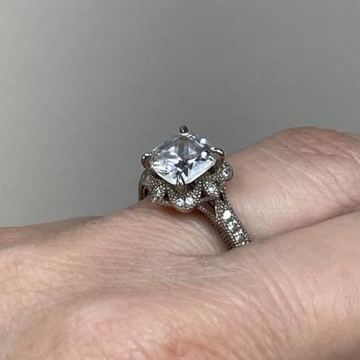 CZ Sterling Silver Ring 7.5