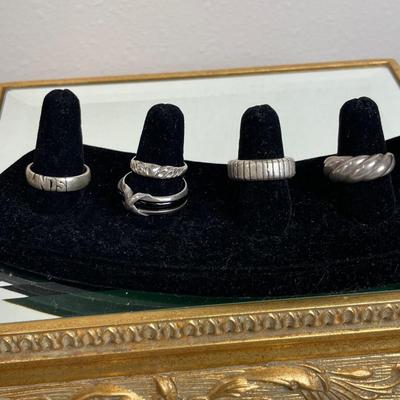 Sterling Silver Ring Lot of 5