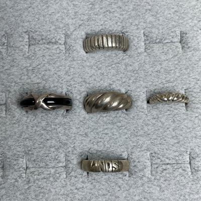 Sterling Silver Ring Lot of 5