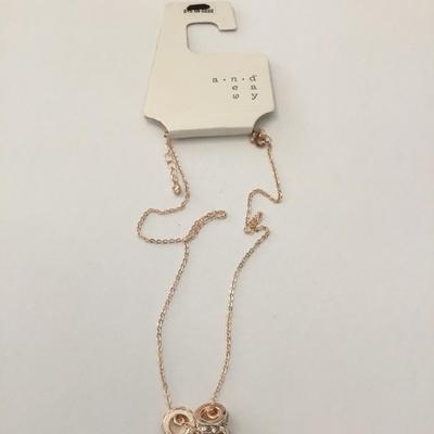 A new day Rose gold toned, fashion, necklace