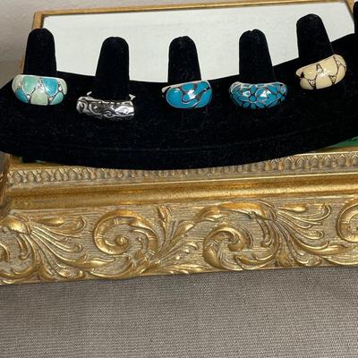 Stainless and Costume Rings Set