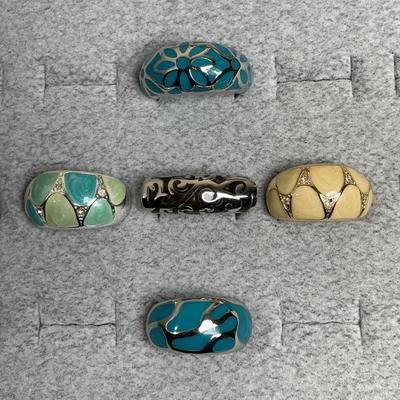 Stainless and Costume Rings Set