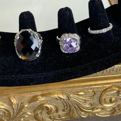 Set of 5 Costume Rings