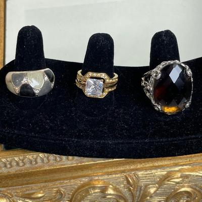 Set of 5 Costume Rings