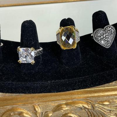 Set of 5 Costume Rings