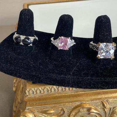 Set of 5 Costume Rings