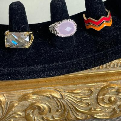 Costume Rings Set of 6