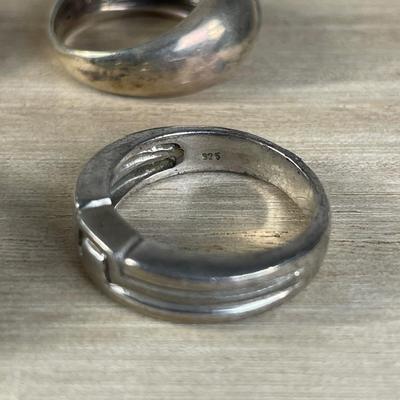 Sterling Silver Ring Lot of 5