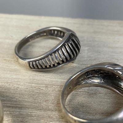 Sterling Silver Ring Lot of 5