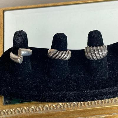 Sterling Silver Ring Lot of 5