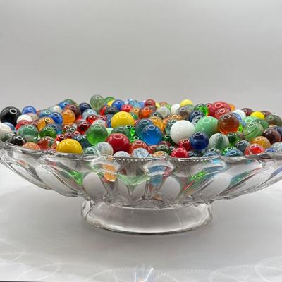 LOT 50F: Collection of Vintage Glass Marbles