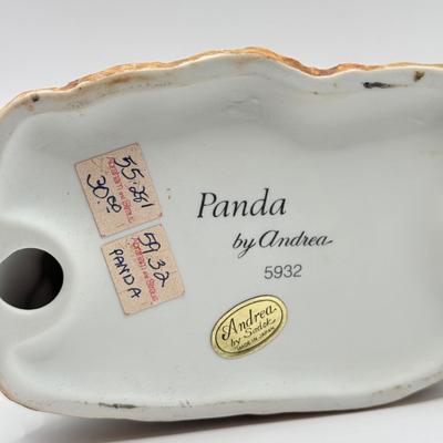 LOT 52K: Andrea by Sade’s Porcelain Panda Sculptures #5621 & #5932