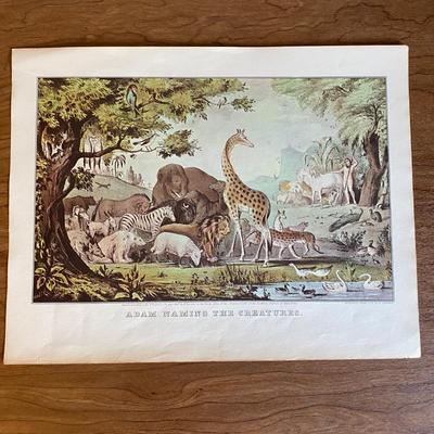 LOT 66F: 6 Lithograph Prints by Currier and Ives (Names of Pieces in Description)