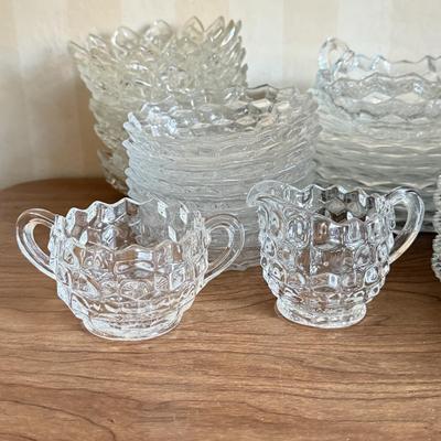 LOT 131K: Large Collection of Glass Dishes Federal Glass and more