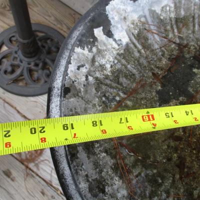 Metal Birdbath