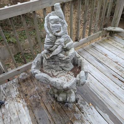 Concrete Birdbath