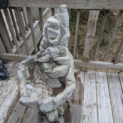 Concrete Birdbath