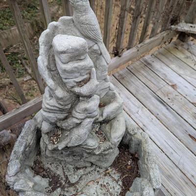 Concrete Birdbath