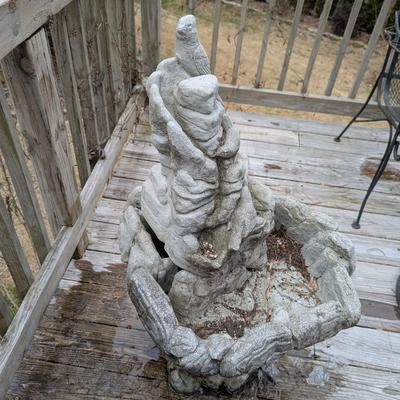 Concrete Birdbath