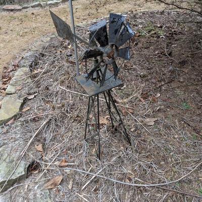 Metal Outdoor Windmill