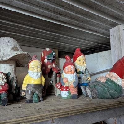 Ceramic/Resin Garden Gnomes