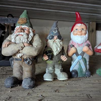 Ceramic/Resin Garden Gnomes